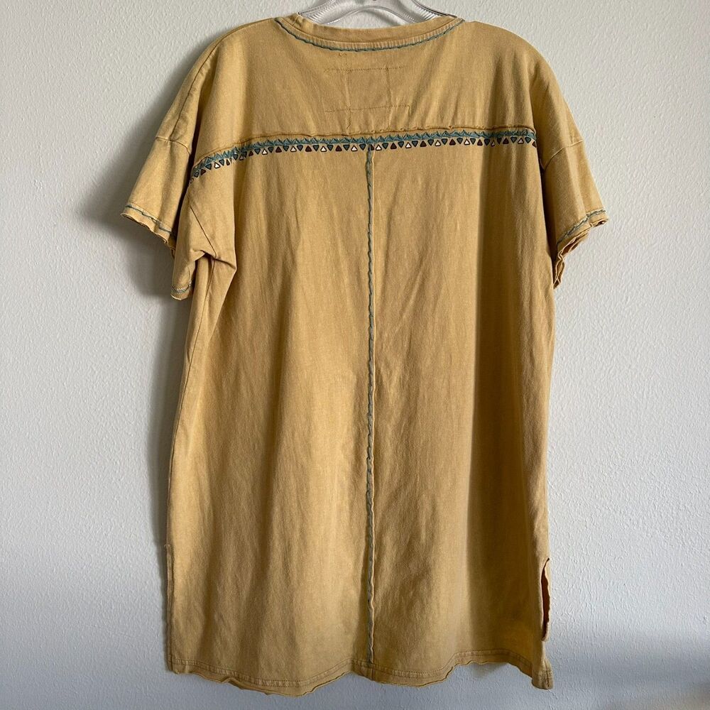 Double D Ranch Mustard Yellow Thunderbird Short Sleeve Tee - Picture 5 of 8